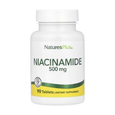 Витамин B3 (Ниацин) / Niacinamide 500 mg - 90 tabs 2023-10-5220 фото