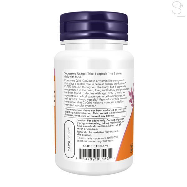 Коэнзим Q-10 / CoQ10 60mg - 180 vcaps 2023-10-4548 фото