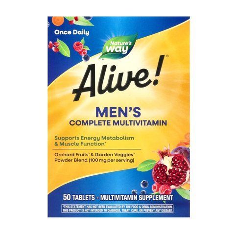 Мультивітаміни для чоловіків / Men's Complete Multivitamin - 50 tabs 2022-10-1715 фото