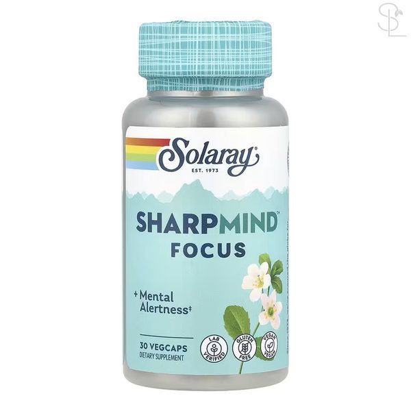 Адаптогены / SharpMind Nootropics Focus - 30 vcaps 2024-11-0250 фото