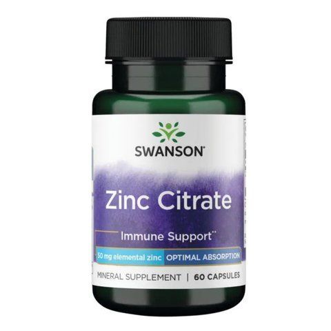 Цинк / Zinc Citrate 50mg - 60caps 100-13-6408422-20 фото
