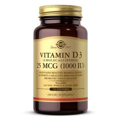 Витамин D/Vit D3 1000 IU - 250 softgels 2022-10-2979 фото