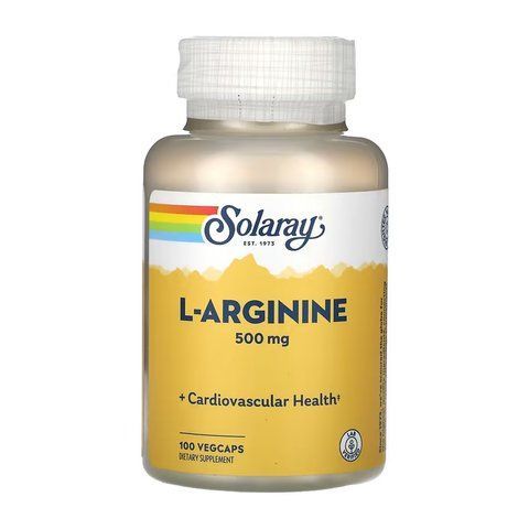 Амінокислотa / L-Arginine Free Form 500mg - 100 vcaps 2023-10-6971 фото