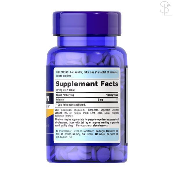 Мелатонін / Melatonin 5mg - 120 tabs 2023-10-2178 фото