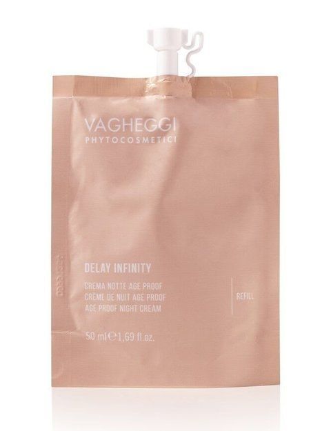 Нічний крем для обличчя рефіл VAGHEGGI DELAY INFINITY AGE PROOF NIGHT CREAM 50ml 120131R фото