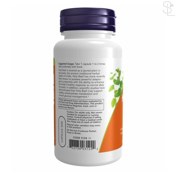 Адаптогены / Holy Basil Extract - 90 vcaps 2022-10-1353 фото