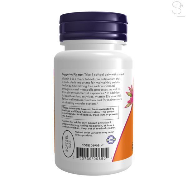 Вітамін E / Vitamin E-400 With Mixed Tocopherols - 50 softgels 100-13-7885052-20 фото