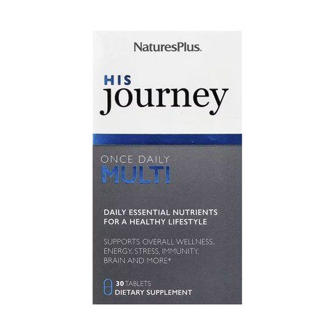 Мультивітаміни для чоловіків / His Journey Once Daily Multi - 30 tabs 2023-10-5538 фото