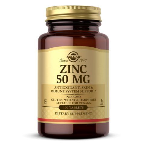 Цинк / Zinc 50mg - 100 tabs 100-92-5525470-20 фото