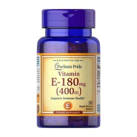 Вітамін E / Vitamin E-400 IU - 50 softgels 2023-10-4592 фото