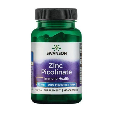 Цинк / Zinc Picolinate 22 mg - 60 caps 100-98-2790940-20 фото