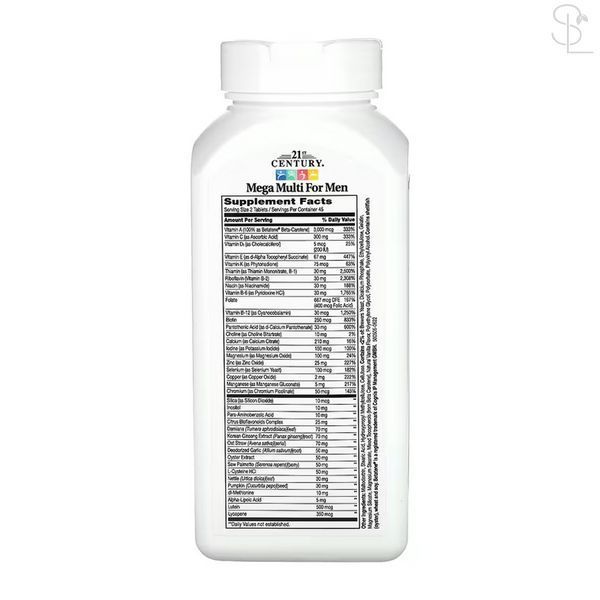 Мультивітаміни для чоловіків / Mega Multi For Men - 90 tabs 2023-10-7118 фото