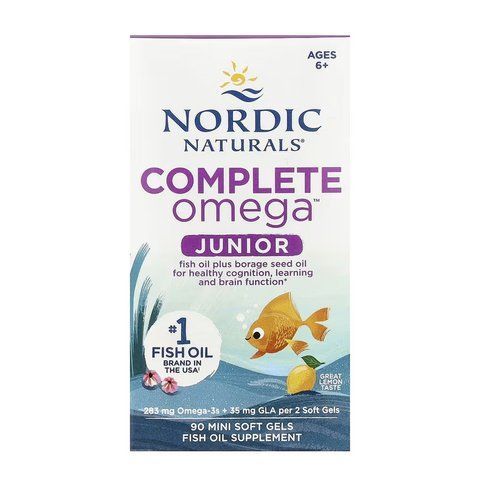 Омега 3 / Complete Omega Junior - 90 mini softgels 2023-10-5941 фото