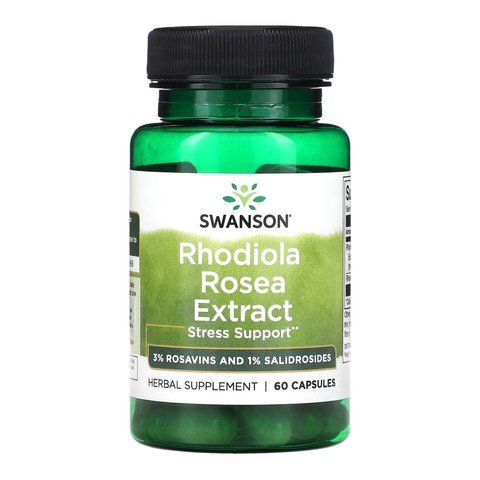 Адаптогены / Rhodiola Rosea Extract - 60 caps 2023-10-4057 фото