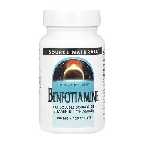 Вітамін B1 (Тіамін) / Benfotiamine 150mg - 120 tabs 2023-10-5890 фото