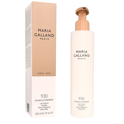 Легке шовковисте тонізувальне молочко для тіла Maria Galland 930-SILKY ENERGIZING BODY MILK-200ml 3002645 фото