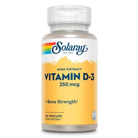 Вітамін D / Super Strength Vitamin D-3 250mcg - 60 vcaps 2022-10-1800 фото