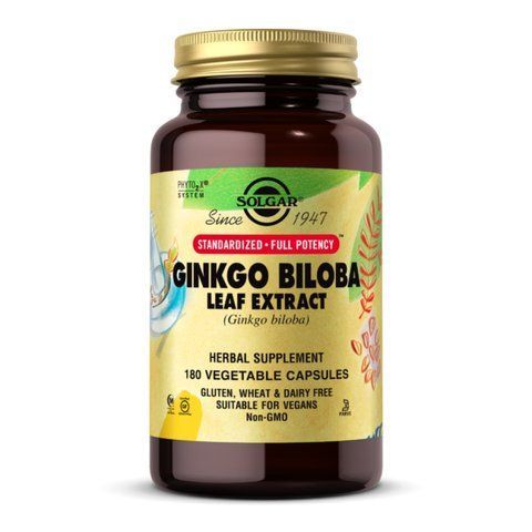 Адаптогени / SFP Ginkgo Biloba Leaf Extract - 180 vcaps 2023-10-4145 фото