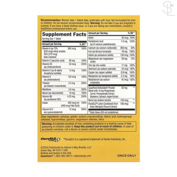 Мультивітаміни для жінок / Women's Complete Multivitamin - 50 tabs 2023-10-2773 фото