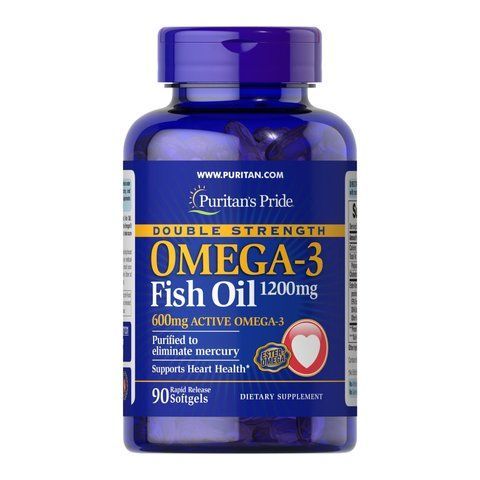 Омега 3 / Double Strength Omega-3 Fish Oil 1200mg/600mg Omega-3 - 90 sgels 2022-10-1749 фото
