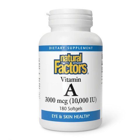 Вітамін А/ Vitamin A 3000mcg 10000IU - 180 softgelsВітамін А 2023-10-3805 фото