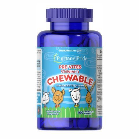 Мультивітаміни для дітей / Pre-Vites Children's Multivitamin - 100 Chewables 100-73-1825851-20 фото