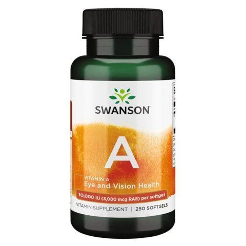 Вітамін А/ Vitamin A 10,000 IU - 250 SoftgelsВітамін А 100-74-0079373-20 фото