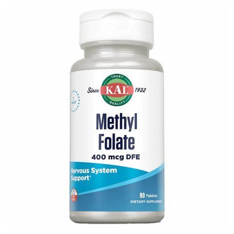Вітамін B9(Фолієва кислота) / Methyl Folate 400mcg - 90 tabs 2022-10-1009 фото
