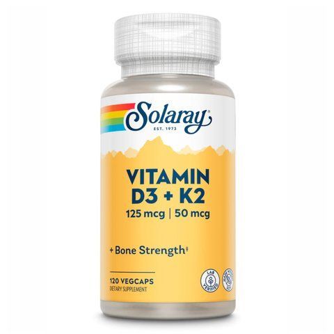 Вітамін D3+K2 / Vitamin D-3 & K-2 - 120 vcaps 2022-10-1038 фото