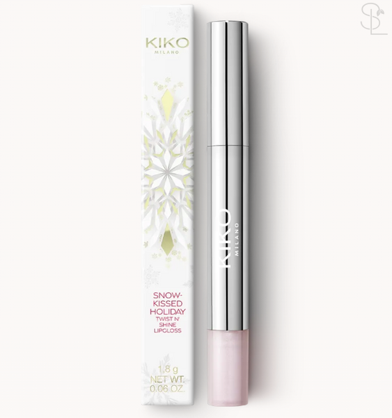 Блиск для губ Kiko Milano Snow-Kissed Holiday Twist N' Shine Lipgloss 01 Northern Shimmer 87044946 фото