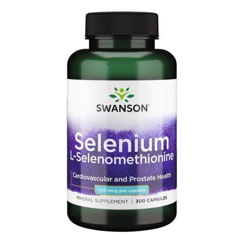 Селен / Селен / Selenium L-Selenomethionine 100mcg - 300cap 100-97-0313414-20 фото