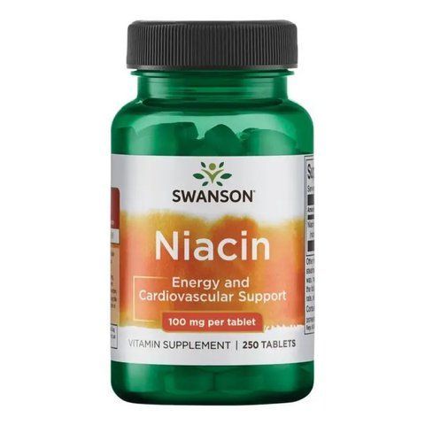 Витамин B3 (Ниацин) / Niacin 100mg - 250tab 100-94-9636287-20 фото