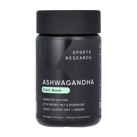 Адаптогени / Ashwagandha 500mg - 60 veggie softgels 2023-10-6169 фото